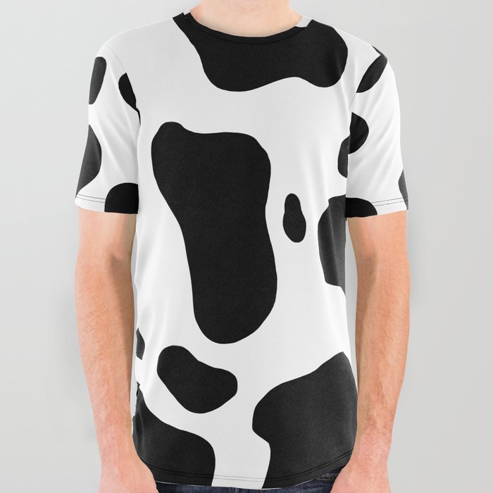 Cow Hide All Over Graphic Tee