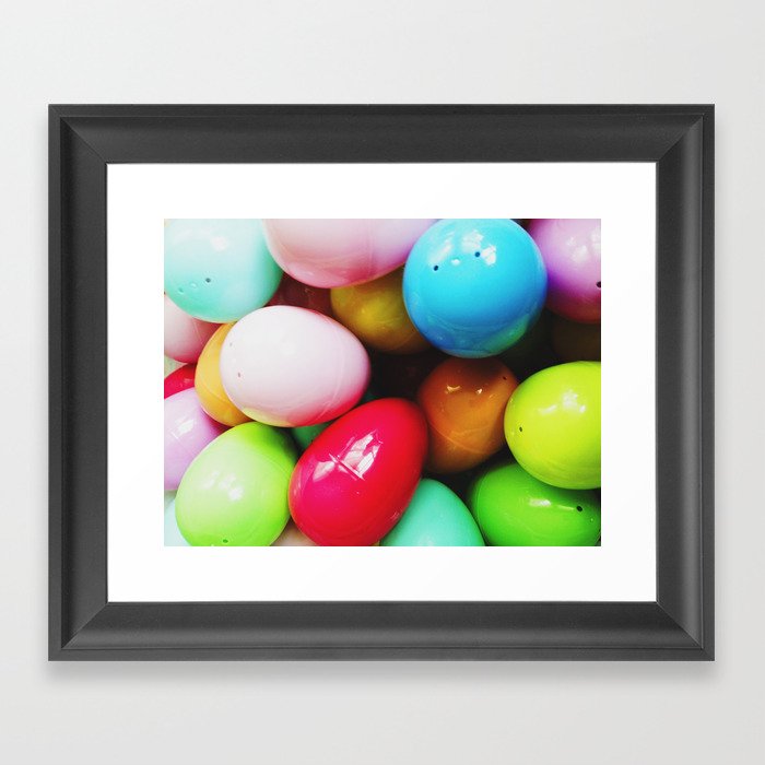 Easter Eggs Framed Art Print