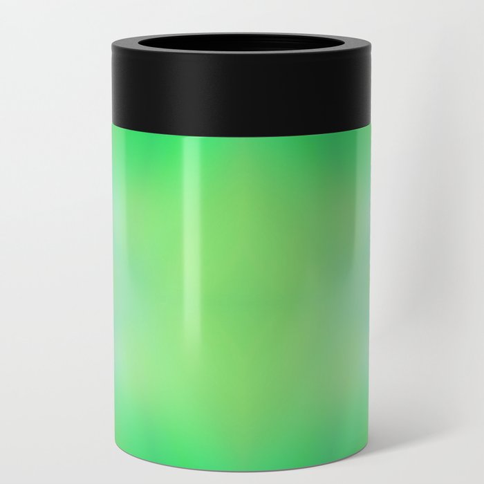 Mirror Neon Green Abstract Can Cooler