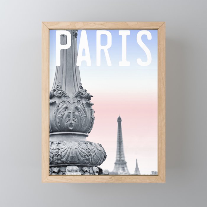 France, Paris, the Pont Alexandre III Framed Mini Art Print