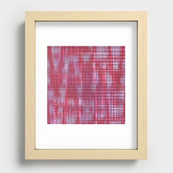 Interesting abstract background and abstract texture pattern design artwork. Recessed Framed Print