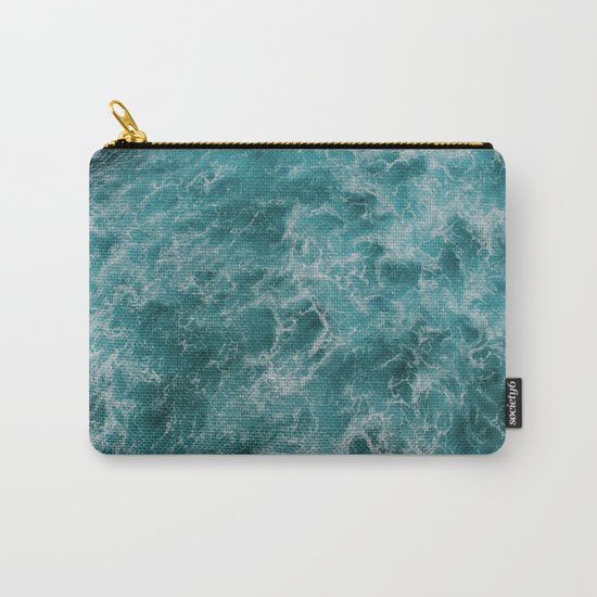 faded waves Carry-All Pouch