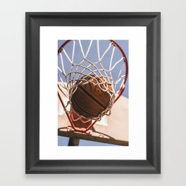 Basketball 4 Framed Art Print