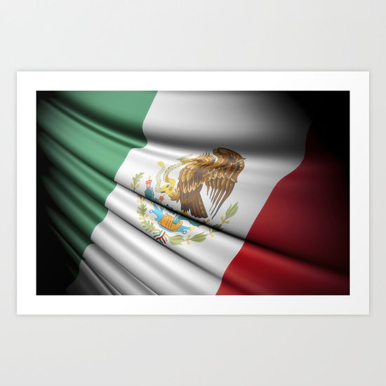 Flag of Mexico Art Print