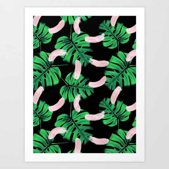 Moody Jungle Art Print