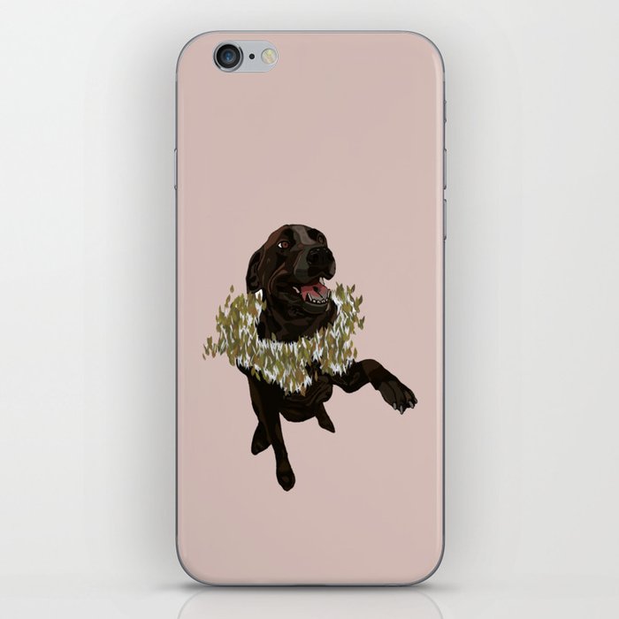 Lincoln the Lab in Pink iPhone Skin