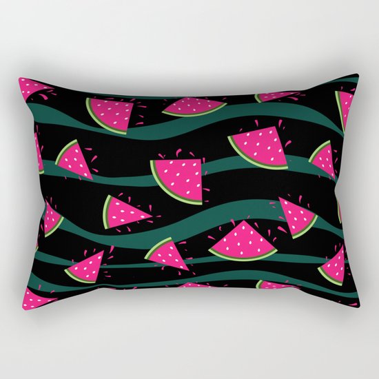 Watermelon slice . Rectangular Pillow