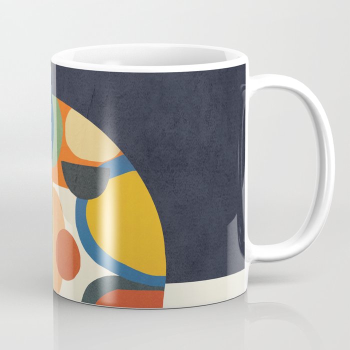 Abstract fruit shapes 01 Coffee Mug