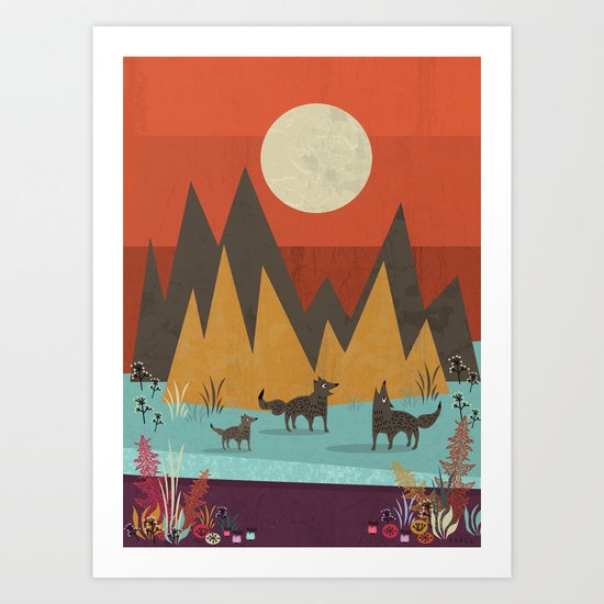 Wolves Art Print