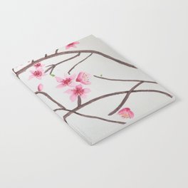 Apricot Blossoms on Branch Notebook