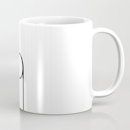 " Tower Collection " - Minimal Letter O Print Coffee Mug