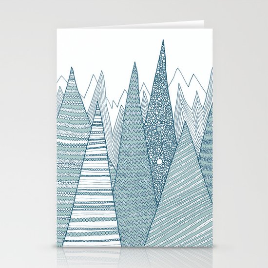 Mountains Stationery Cards