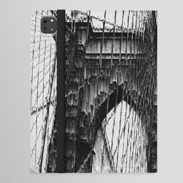 Brooklyn Bridge black and white iPad Folio Case