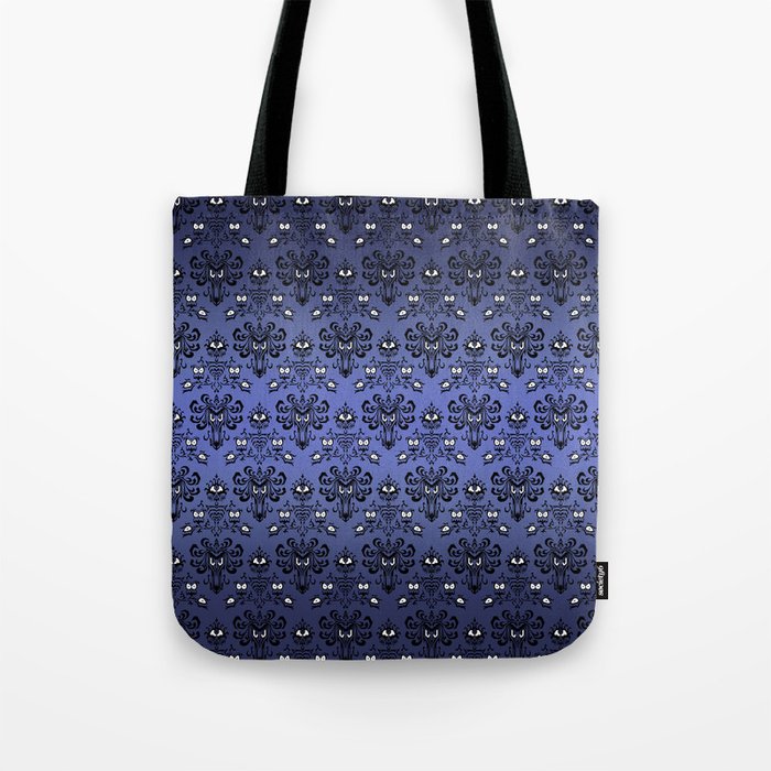 Owl Ghost and Cyclops Monster Pattern Art Tote Bag