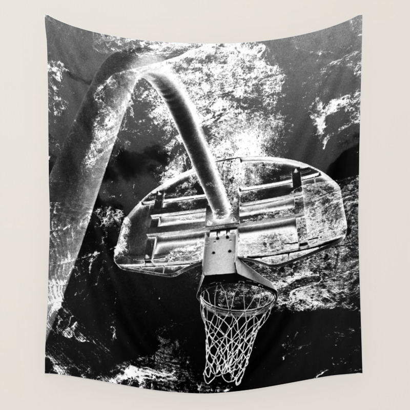 Black And White Basketball Art Wall Tapestry By Takumipark Society6