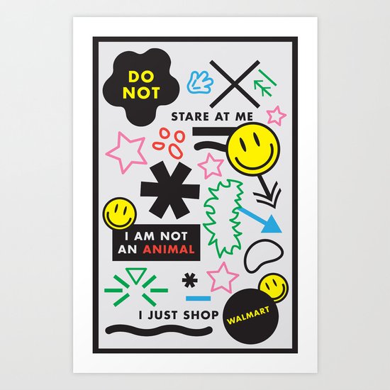 People of Walmart Art Print
