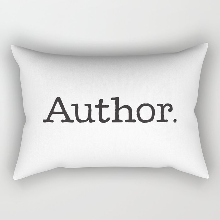 Writer Gift Mug Pillow Decor for Writers Journalist Bloggers Authors Rectangular Pillow