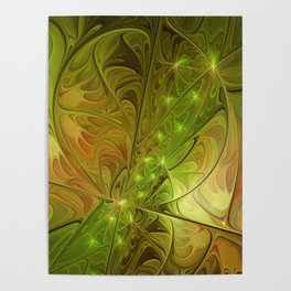 Hope, Abstract Fractal Art Poster