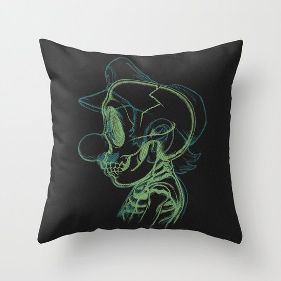 X-Ray of the Brick Breaker. Throw Pillow