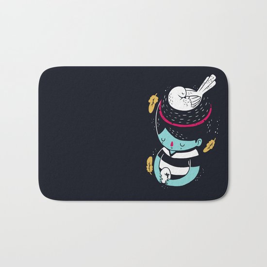 Bird Brain Bath Mat