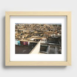 Lost in the Medina Recessed Framed Print