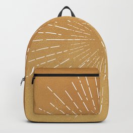 Gold and White Glory Backpack