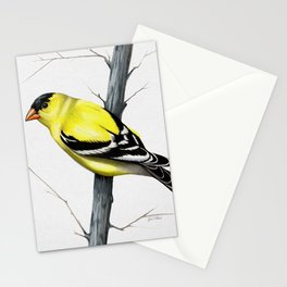 Goldfinch Stationery Card