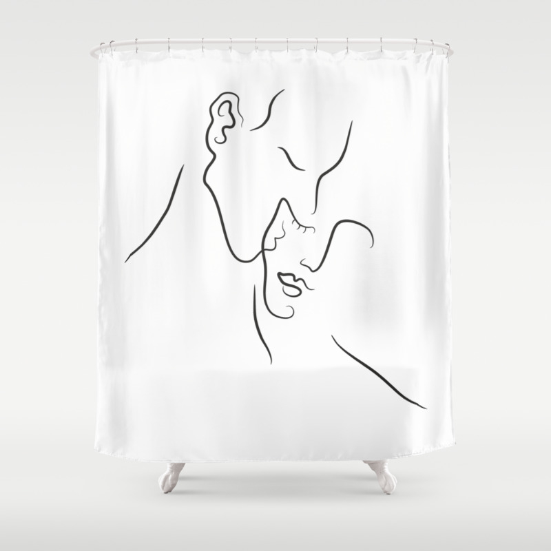 Romantic Drawing Of A Kiss On The Cheek Cute Couple Sketch Shower Curtain By Siretmr Society6 Couple kissing sketch images stock photos vectors shutterstock. romantic drawing of a kiss on the cheek cute couple sketch shower curtain by siretmr