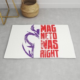 Magneto Was Right! Rug