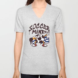 Soccer World Cup 2022 Qatar - Team: Uruguay V Neck T Shirt