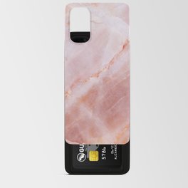 Pink Marble Texture Android Card Case