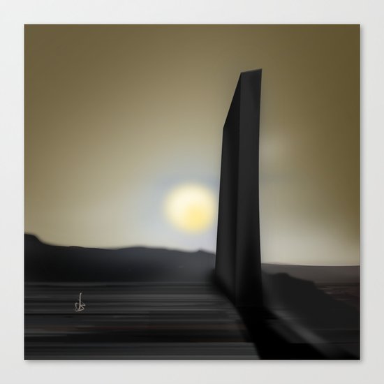 Martian Ancient Alien Artifact Canvas Print