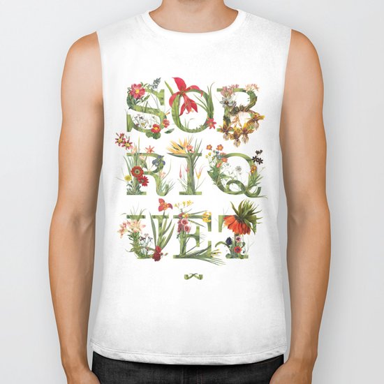 Sobriquet Floral. Biker Tank