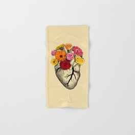 Flower Heart Hand & Bath Towel