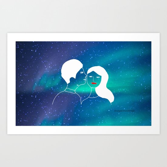 Love is infinite Art Print