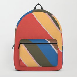 Oblique lines, diagonal Backpack