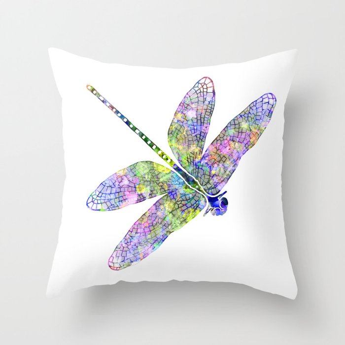 Dragonfly throw pillows top