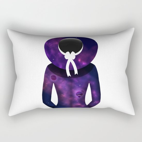 Space Woman Rectangular Pillow