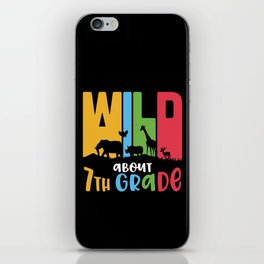 Wild About 7th Grade iPhone Skin