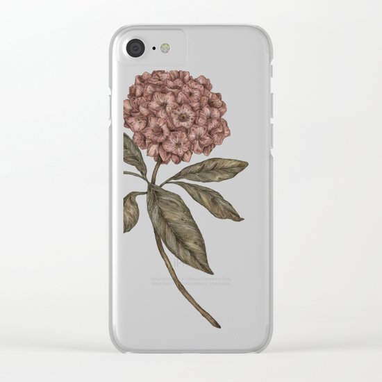 Mountain Laurel Clear iPhone Case