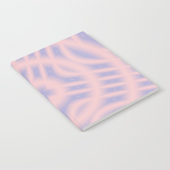 Spacial Coordinates in Rose Quartz and Serenity Notebook