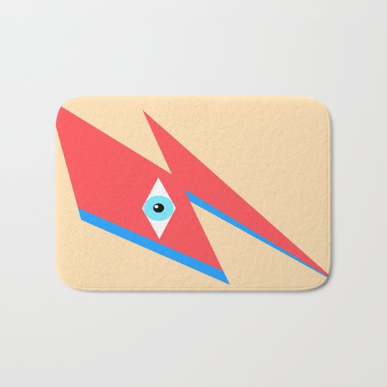David Bowie | Ziggy Stardust | Minimalism Bath Mat