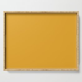 Dried Goldenrod Yellow Serving Tray