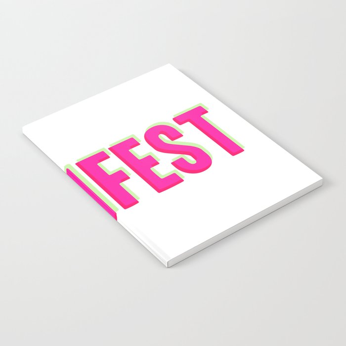 Manifest - pinks and neons Notebook