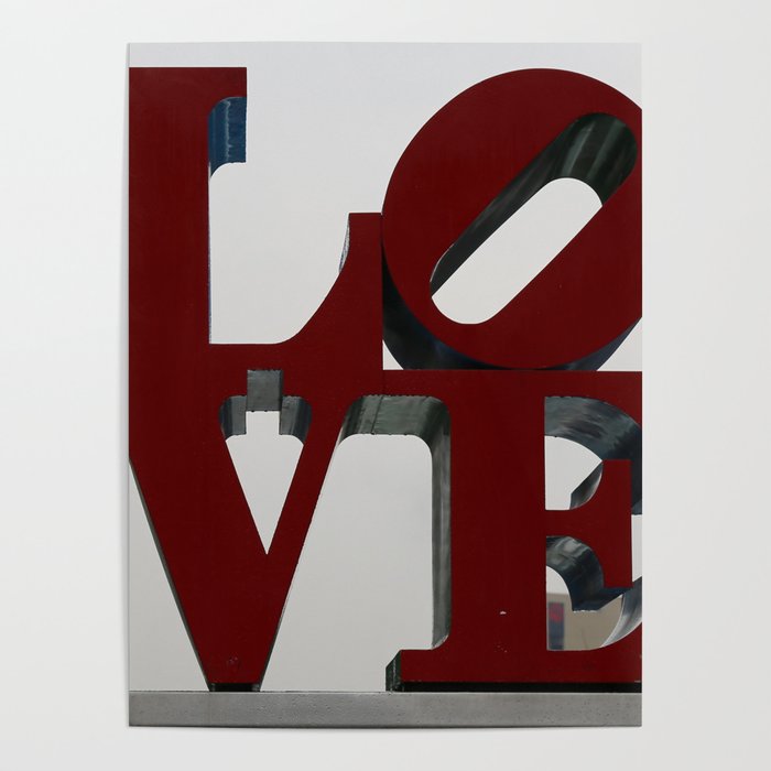 Love Philadelphia Sculpture Poster