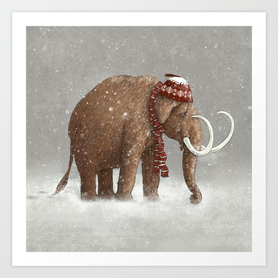 The Ice Age Sucked Art Print