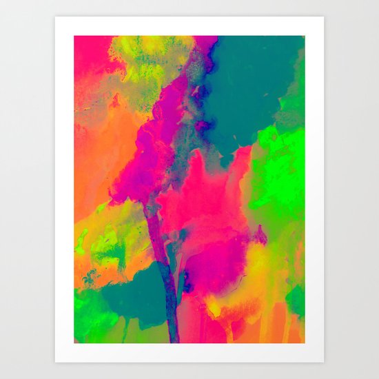 COLOR WAR Art Print