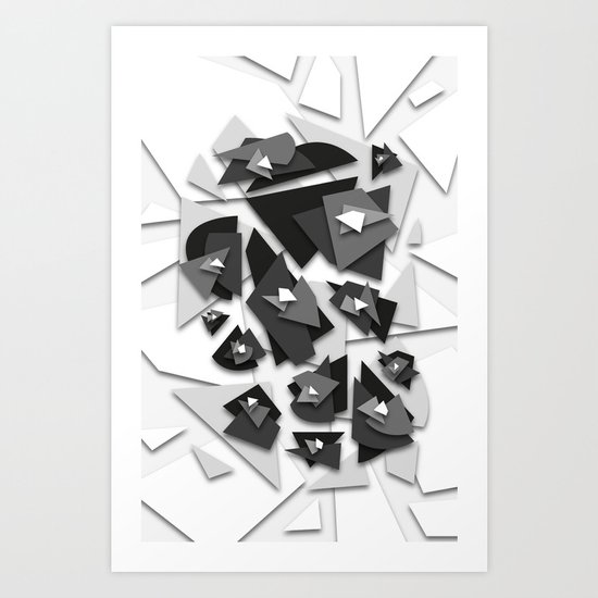 Effecting Geometry Art Print