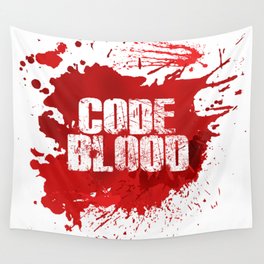 Code Blood Wall Tapestry