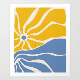 Sun and Sea Art Print